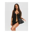 Elianes babydoll chemise – black — Photo 2