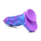 Octophallus reālistisks dildo – 22 cm (8.8″) – Violets/Zils — Foto 4
