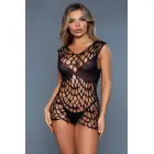 Be Wicked Earned It Mesh Bodysuit – Black – One size — Photo 1