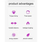 Tongue & G-Spot Vibrator – USB Rechargeable – 10 Functions — Photo 16