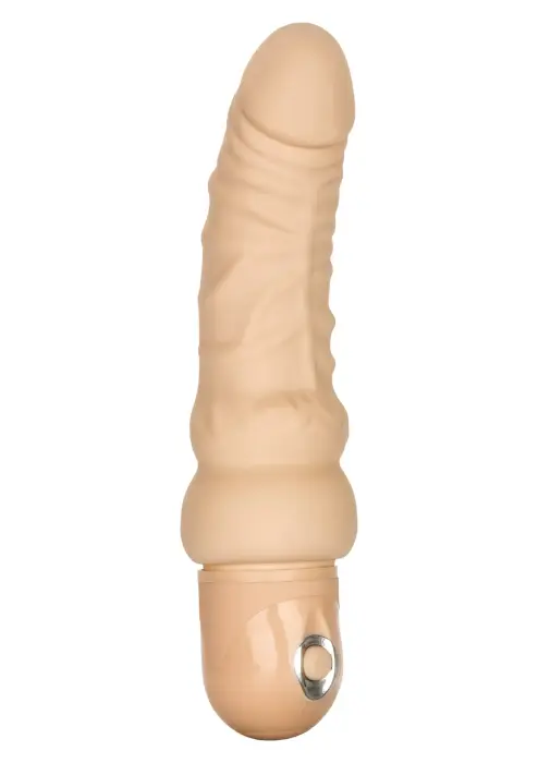 Power Stud Curvy vibrators – 18 cm (7″) – brūns