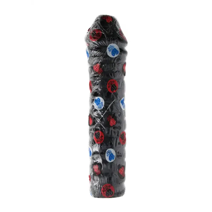 All Black rievots dildo – 38 cm (15″)