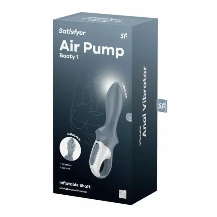 Satisfyer Air Pump Booty 1 Anal Vibrator with Pumping Function – Pink