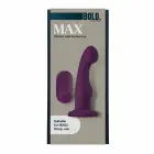 BOLD MAX Remote Vibrating System – tālvadības vibrators ar piesūcekni – melns — Foto 1