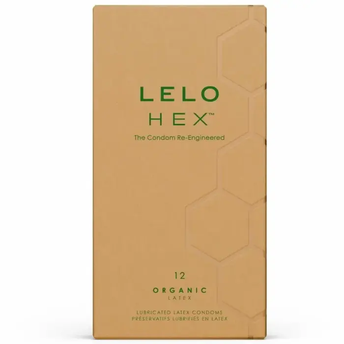 LELO HEX Organic Eco-Friendly Condoms – 12 pcs.
