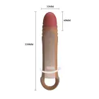 Pretty Love tikroviška vibruojanti varpos mova su sėklidžių juosta – 22 cm — Nuotrauka 7