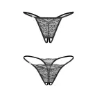 Bianca 2-pack stringai su atviru tarpkoju – 2XL/3XL — Nuotrauka 1