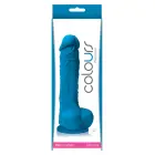 Pleasures Reālistisks dzīslains dildo ar piesūcekni – 12.7 cm (5″) – Zils — Foto 2