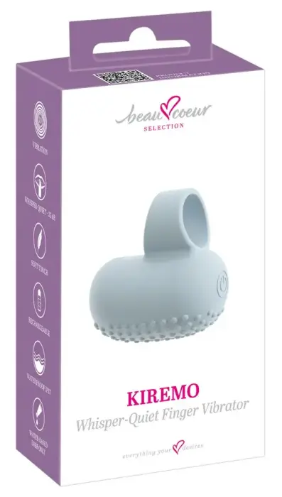 beau cœur Kiremo пальчиковый вибратор – 4.4 cm – розовый