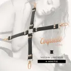 Coquette Chic Desire Fantasy хог-тай фиксатор из искусственной кожи – чёрный — Фото 3