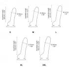 Bīdāmas ādas reālistisks dildo XL – 23+ cm – Vanilla — Foto 7