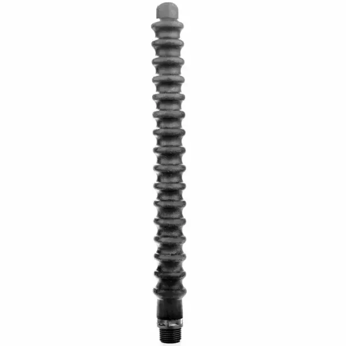 All Black Mega Ripple – silicone anal hygiene system – 28.5 cm