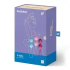 Satisfyer Balls C03 Double 3 lielo Kēgela bumbiņu komplekts — Foto 1