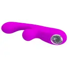 PRETTY LOVE Skylar triušio vibratorius – violetinis — Nuotrauka 7