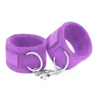 Tough Love Velcro Handcuffs with 40 cm Chain – Purple — Photo 5