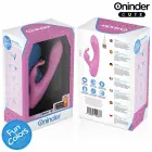 ONINDER Cute Love Bunny truša vibrators – 14.5 cm (5.7″) – rozā — Foto 7