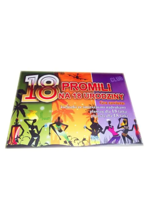 18 Promili ballīšu galda spēle dzimšanas dienai