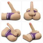 LoveToy Streetgirl's #15 with Bendable Dildo – premium masturbatorius su dildo ir stringais, TPE — Nuotrauka 9