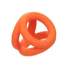 Alpha Triple Cock Ring – Orange — Photo 8