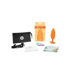 B-Vibe vibreeriv spiraalse tekstuuriga anaaltapp – M – Oranž — Foto 10