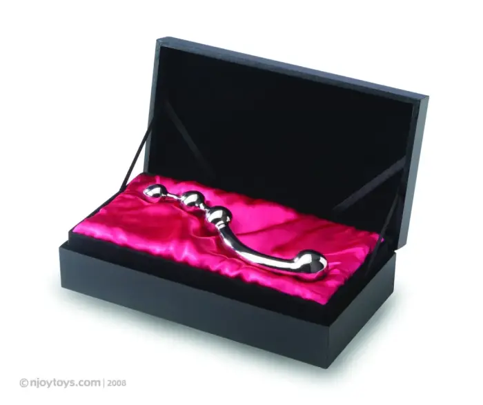 njoy Fun Wand nerūsējošā tērauda intīmais masieris – 20 cm