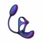 Hueman Halo Orbit Dual-Motor Intimate Ring – Purple — Photo 6