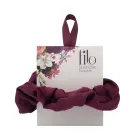 Filo scrunchie with secret pocket – purple — Photo 2