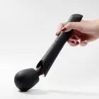 CRUSHIOUS HOLLY Uzlādējams wand masāžas vibrators – 30 cm – melns — Foto 10