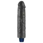 REAL SOFTEE uzlādējams vibrējošs dildo – 24 cm (9.5″) – Melns Foto 5
