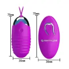 PRETTY LOVE Jessica USB Vibrating Egg – 7.5 cm (3″) – White — Photo 5