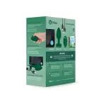 b-Vibe vibrējošs anālais spraudnis ar dārgakmeni M/L – 10.5 cm – Zaļš — Foto 5
