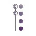 Love Story Valkyrie Replacement Vaginal Balls Set - Purple — Photo 2