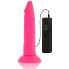 Diversia lankstus vibruojantis dildo – 23 cm (9″) – rožinis — Nuotrauka 6