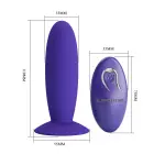PRETTY LOVE Remote Control Vibrating Anal Plug – 20 cm (8″) – Blue — Photo 6