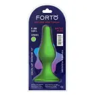 FORTO F-11R Rattler Lungo dildo – L – Žalias — Nuotrauka 3