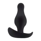 Анальная пробка с ручкой – S – Черный Фото num