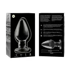 IBIZA Nebula Series Model 3 stiklinis analinis kištukas – 11 cm – Skaidrus — Nuotrauka 5
