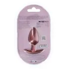 Smooth Silicone Anal Plug – 7.9 cm (3.1″) – Rose Gold — Photo 2