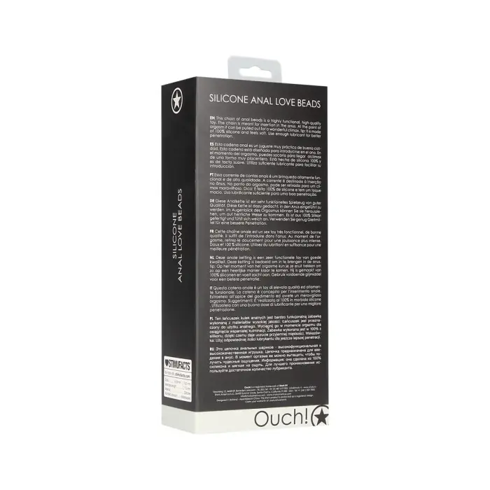 Armastusanalhelmeste kett – 32.7 cm – Black Photo