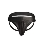 Plain Front With Zip Jockstrap – Black – L/XL — Photo 3