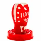 CONDOMERIE hand-painted decorative condom – Heart "I Love You" — Photo 4