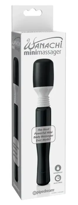 Pipedream Wanachi Mini wand вибратор – 21 см (8.25″) – черный