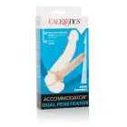 Accommodator dvigubos penetracijos dildo – 13 cm (5.25″) – kūno spalva — Nuotrauka 2