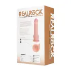 Vibruojantis ir besisukantis tiesus realistiškas dildo su sėklidėmis – 20.5 cm (8″) – kūno spalva — Nuotrauka 2