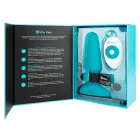 b-Vibe Rimming 2 analinis vibratorius su besisukančiais perlais – 15 cm (5.9″) – Mėlynas — Nuotrauka 12