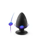 Model 1 M Melns Divslāņu Anālais Spraudnis – 11 cm (4.3″) — Foto 5