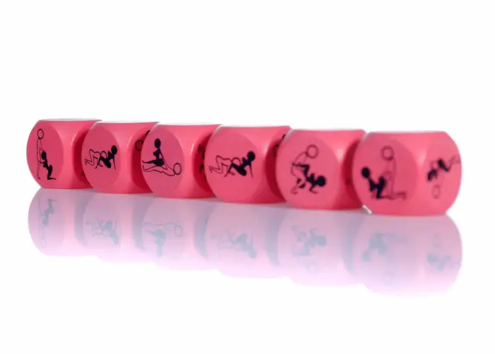 Zabawka-Kostka Miłości 25mm RÓŻOWA - 1 sztuka Foto 3