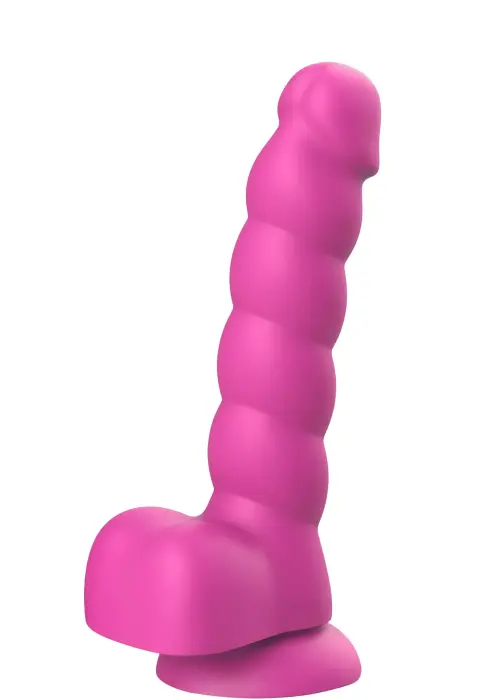 Playhouse Spiral Tease Dildo – liquid silicone spiral dildo – M