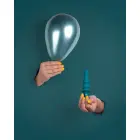 Вибратор в форме пешки – Peacock Plume – Green Фото num