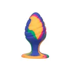Cheeky Swirl Anal Plug – 4.4 cm (1.75″) – Multicolored — Photo 8